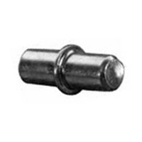 WE Preferred BA1401ZN 5mm Bore Bulk-1000, Metal Rod Shelf Support with Center Stop, Zinc