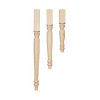 Maple Furniture Grade Wood Table Leg Country French Style 2-1/4SS x 10-1/2TL x 15-1/4 H Grand River CF15-M