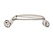 Country Pull 4" Center to Center Polished Nickel Schaub 742-PN