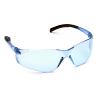 Fission Blue Lens Anti-Fatigue Scratch-Resistant Safety Glasses, Lightweight