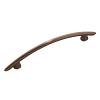Metropolis Pull 96mm Center to Center Oil-Rubbed Bronze Highlighted Hickory Hardware P2922-OBH