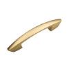 Velocity Pull 3"/96mm Center to Center Flat Ultra Brass Hickory Hardware HH74561-FUB