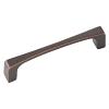 Rochester Pull 96mm Center to Center Oil-Rubbed Bronze Highlighted Hickory Hardware P3114-OBH