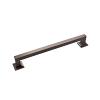 Studio Pull 224mm Center to Center Oil-Rubbed Bronze Highlighted Hickory Hardware P3026-OBH