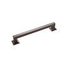 Studio Pull 192mm Center to Center Oil-Rubbed Bronze Highlighted Hickory Hardware P3019-OBH