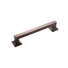Studio Pull 160mm Center to Center Oil-Rubbed Bronze Highlighted Hickory Hardware P3018-OBH