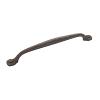 Refined Rustic Pull 224mm Center to Center Rustic Iron Hickory Hardware P2995-RI