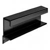 DP412-L Drawer Pull 6' Long Satin Black No Holes  Engineered Products (EPCO) DP412-L-BL