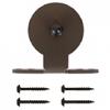 Monte Carlo Top Mount Round Track Carrier 3-1/2" L X 4-1/2" W Oil Rubbed Bronze Knape and Vogt RT-CTM-BZ