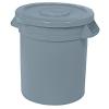 Northern Safety 5819 Trash Can w/o Lid, 32 Gallon, Gray