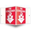 Northern Safety 15019 Fire Extinguisher Sign, Projection