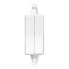 Tresco 2-Zone Wireless Deco Wall Dimmer, White, L-WLD-2WAL-WH-1