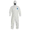 White DuPont&trade; Tyvek&reg; Coveralls, Elastic Wrists and Ankles, Collar Coveralls, Extra Large, Northern Safety 24164-XL