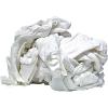 White Cotton Knit Rags-Recycled Material 10lb Box