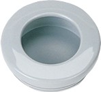 Hardware Concepts 2180-317 - Recessed Pull, Length 2-7/16, Light Gray, Nylon Series