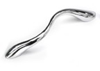 Laurey 15926 Modern Handle, Centers 3-3/4 (96mm), Polished Chrome, Pacifica Series