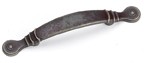 Laurey 24078 Footed Handle, Centers 3in, Weathered Antique Bronze, Windsor Series