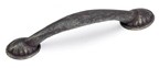 Laurey 24478 Footed Handle, Centers 3-3/4 (96mm), Weathered Antique, Windsor Series