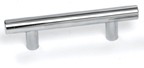 Laurey 52926 Danica Bar Pull 3" (76mm) Centers, Polished Chrome, 4" (102mm) Long