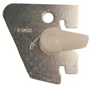 159 Series Single Slotted Lock Lever Support Bracket Anochrome Knape and Vogt 159LL ANO