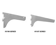 KV 187LL SS 24, 24in 187 Series Shelf Bracket, with Lock Lever, Stainless Steel, Knape and Vogt