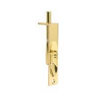 Allegion US 44074076776, Brass Manual Flush Bolt, Small, 3/4 W x 1-1/8 D x 4 L, Bright Brass