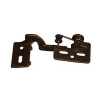 Youngdale 4DS-PLY.RB, Pin Hinge, 3/8 Inset, Rubbed Bronze