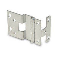 WE Preferred P848-26D 5-Knuckle Hinge for 3/4 Doors, Dull Chrome