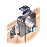 CompX Timberline CB-250 Lock Cylinder Body Only, Deadbolt Lock, Double Door Lock, Surface Mount, Lower left hand or upper right hand installation