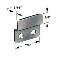 CompX Timberline SP-255-1 Timberline Lock Accessories, Strike Plate for Cam or Deadbolt Locks, Bright Nickel