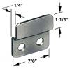 CompX Timberline SP-257-1 Timberline Lock Accessories, Strike Plate for Double Door Locks, Bright Nickel