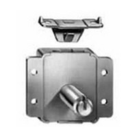 CompX C8414-KA-4G, Chest / Lid Lock, Surface Mounted, Bolt Type Internal, Engages Strike, Keyed Alike, Antique Brass