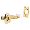 2-1/2" Brass Mortised Door Bolt 9/16" Diameter Bright Brass Allegion US 44074076707