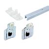 96" Top Line Grant 6034 Sliding By-Pass Door Track Set for 3/4 or 1-3/8 Thick Doors 50 lb Hettich 113 332 1
