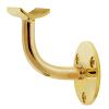 Brass Handrail Bracket for 2" Dia. Railing 2-3/4" x 2-1/2" Bright Brass Lavi 00-301/2
