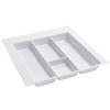 Plastic Utensil Drawer Insert 21-7/8" W Glossy White  Rev-A-Shelf  GUT-18W-10