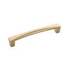 Crest Pull 128mm Center to Center Flat Ultra Brass Hickory Hardware H076131-FUB