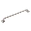 Forge Pull 8-13/16" Center to Center Satin Nickel Hickory Hardware H076705-SN