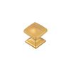 Dover Knob 1-1/4" Dia Brushed Golden Brass Hickory Hardware H078769BGB