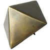 Pyramid Clavo 1-5/16" Diameter Antique Brass Handcrafted Hardware HCL1206
