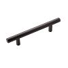 Bar Pull Pull 96mm Center to Center Brushed Black Nickel Hickory Hardware HH075594-BBLN