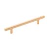 Bar Pull 5-1/16" Center to Center Royal Brass 10/Pack Hickory Hardware HH075595-RLB-10B
