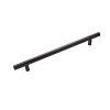 Bar Pull Pull 192mm Center to Center Brushed Black NickeL Hickory Hardware HH075597-BBLN