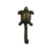 Turtle Hook 2-3/8" Long Antique Brass Handcrafted Hardware HHK7078