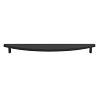 Half Moon Appliance Pull 18" Center to Center Matte Black Hapny Home HM1023-MB