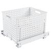Polymer Pullout Hamper/Utility Basket White Rev-A-Shelf HURV-1512 S