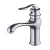 Dartford Single Handle Basin Bathroom Faucet and Pop-Up Drain Stainless Steel Karran KBF430SS