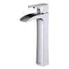 Kassel Single Handle Vessel Bathroom Faucet and Pop-Up Drain Chrome Karran KBF442C