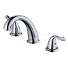 Fulham Two Handle Widespread Bathroom Faucet and Pop-Up Drain Chrome Karran KBF450C
