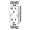 Swidget White 20A Outlet with Wi-Fi Insert 120VAC Tresco L-R1020WI000-1